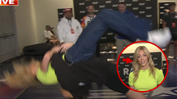 Fox News Reporter Gets Slammed by Wrestler During Live Broadcast