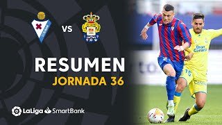 Resumen de SD Eibar vs UD Las Palmas (2-2)