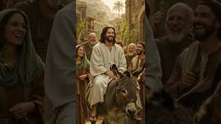 Hosanna In The Highest | Palm Sunday ✝️#christianshorts #jesuschrist #bibleverse