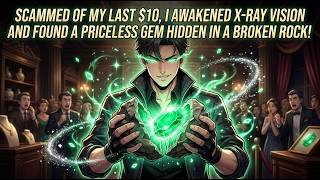 Scammed of my last $10, I awakened X-ray vision and found a priceless gem hidden in a broken rock!