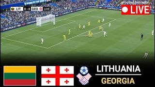 🔴LIVE- Lithuania vs Georgia l Friendly Match 2026 l eFootball Pes 21 Game Video Simulation