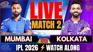 🔴IPL 2026: MI vs KKR Live Cricket Match Score | Mumbai vs Kolkata Live Cricket Match Today #IPL2026