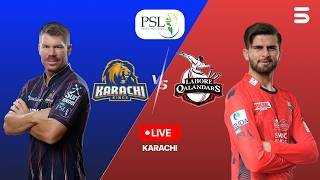 🔴 - 𝐑𝐄𝐋𝐈𝐕𝐄 |  Karachi Kings vs Lahore Qalandars | HBL PSL |  Match 6