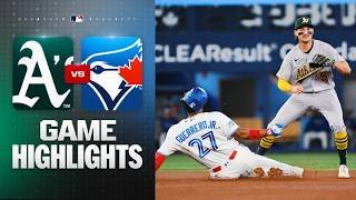 A's vs. Blue Jays Game Highlights (3/28/26) | MLB Highlights
