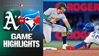 Athletics vs. Blue Jays Game Highlights (3/27/26) | MLB Highlights