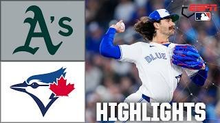 COMEBACK ALERT 🚨 Athletics vs. Toronto Blue Jays | Full Game Highlights | ESPN MLB