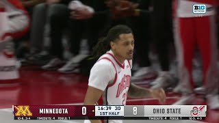 Devin Royal Steps Back and Drains the THREE vs. Minnesota | Ohio State Basketball