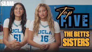 UCLA's Lauren & Sienna Betts Name Their Top 5 Songs, Players, & MORE! | SLAM Top Five