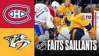 Canadiens vs Predators 28/03/26 | Faits saillants