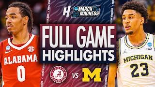 Alabama vs Michigan - FULL GAME HIGHLIGHTS 🔥 Sweet 16 | NCAA March Madness 2026