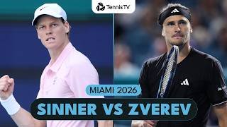 Jannik Sinner vs Alexander Zverev Semi-Final Highlights! | Miami 2026