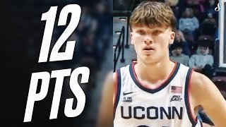 First Look At UCONN's 5-Star Freshman Braylon Mullins vs Boston College | 12 Points
