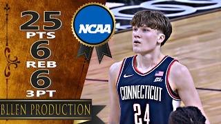 Braylon Mullins - Career-High 25 Pts, 6 3P Highlights｜Creighton Bluejays vs UConn Huskies｜2026.02.18