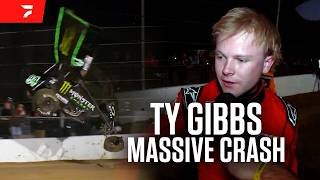 Ty Gibbs Suffers Massive Crash During High Limit Opener At Las Vegas