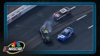 Hard racing leads to hot tempers between Denny Hamlin and Ty Gibbs | Motorsports on NBC