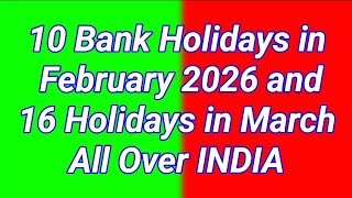 Bank holidays in March 2026 