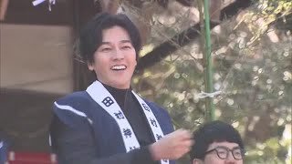 三豊市出身・俳優の要潤さんらが豆まき　約２万人集まる…高松市・田村神社の節分祭【香川】 (26/02/03 18:00)