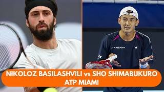 Nikoloz Basilashvili vs Sho Shimabukuro (島袋 将) | MIAMI 2026
