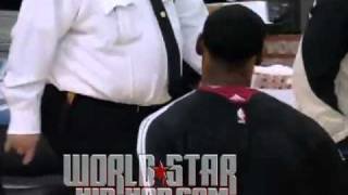 Mo Williams doesnt shake lebron james hand