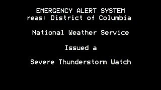 Severe Thunderstorm Watch: Washington, DC || 3-28-2021