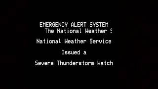 EAS Severe ThunderStorm Watch (Real EAS ALERT AUDIO) (old)