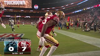 Jauan Jennings somehow breaks three tackles and scores