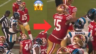 Jauan Jennings *PUNCHES* Trevon Moehrig After Getting Hit in NUTS 🥜 Full FIGHT 