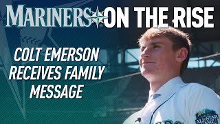 2023 First-round Pick Colt Emerson Receives a Special Message From His Family