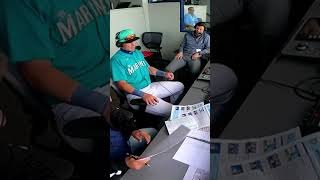 Colt was READY to call a home run 🤣 #SpringBreakout #baseball #mariners #sports #mlb