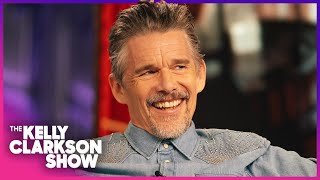 Ethan Hawke & Kelly Clarkson Hilariously Disagree On 'Before Sunrise'