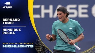 Bernard Tomic vs. Henrique Rocha Highlights | 2025 US Open Qualifying Round 2