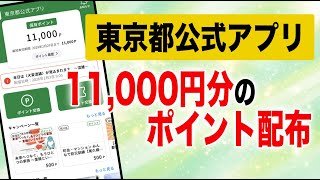 東京都公式アプリで11,000円分のポイントをゲットしてみた！　スマホキャプチャ画像つきで申請方法を徹底解説