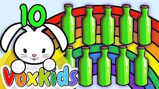 🌱 Ten Green Bottles with Lyrics | Eco-Friendly Counting Song for Kids | VoxKids by MyVoxSongs 🎵