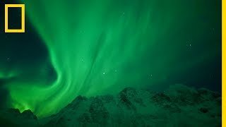 Les aurores boréales en Norvège