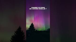 Comment se forme les aurores boréales ? #aurore #espace #terre #soleil
