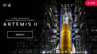 Live: SpaceX & NASA Artemis II Crew Launch Broadcast – International Crew to the Moon