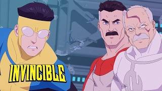 The Viltrumites Ambush Invincible, Allen, Omni-Man, Tech Jacket & Oliver | Invincible Season 4