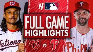 Washington Nationals vs Philadelphia Phillies  - FULL GAME HIGHLIGHTS 🔥 March 30, 2026 MLB Season