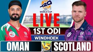 Live: OMA vs SCO | Oman vs Scotland 2026 | Live Score & Commentary | Live Cricket Match Today