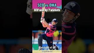 OMA vs SCO | Match 20 | T20 World Cup #t20worldcup #scotlandcricket #omancricket #scovsoma