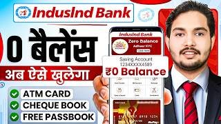 IndusInd Bank Account Opening Online 2026 | Indusind Bank Zero Balance Account Opening Online