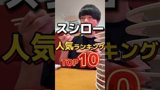 【スシロー】人気ランキングTOP10#飯テロ #グルメ #寿司