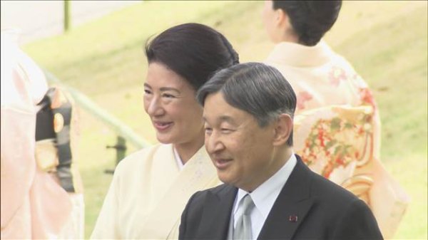 春の園遊会にミラノ・コルティナ五輪金メダリストら「りくりゅう」ペアも（テレビ朝日系（ANN）） - Yahoo!ニュース