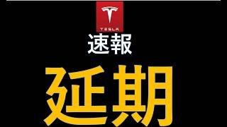 テスラ株 速報１０日間延期！株価どこまで落ちる？