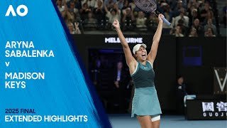 Aryna Sabalenka v Madison Keys Extended Highlights | Australian Open 2025 Final