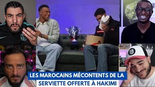 🚨😡TCHOUAMENI OFFRE UNE SERVIETTE À HAKIMI EN PLEINE ÉMISSION ET DÉCLENCHE LA COLÈRE DES MAROCAINS !