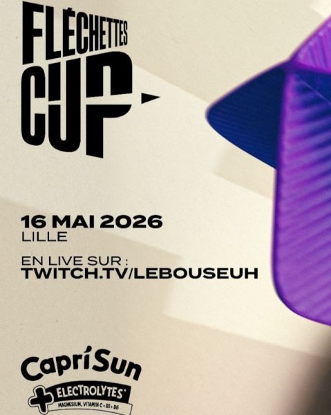 Fléchettes Cup : LeBouseuh et Webedia Creators créent l'événement en réunissant des créateurs de contenu pour une première édition à Lille • Webedia France