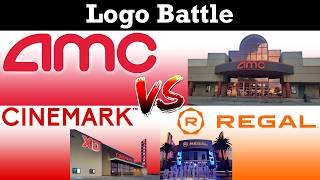 AMC Theatres VS Cinemark VS Regal Cinemas - Logo Battle