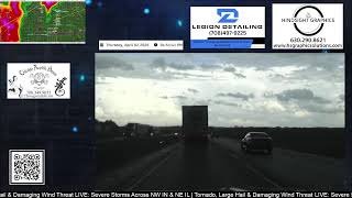 Tornadic Supercell Near Iowa City, Iowa 🌪️⚠️