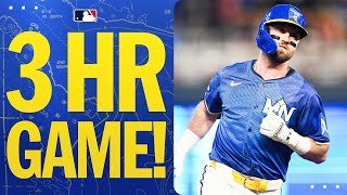 The Twins first three-homer game since 2021 belongs to Kody Clemens! 💪